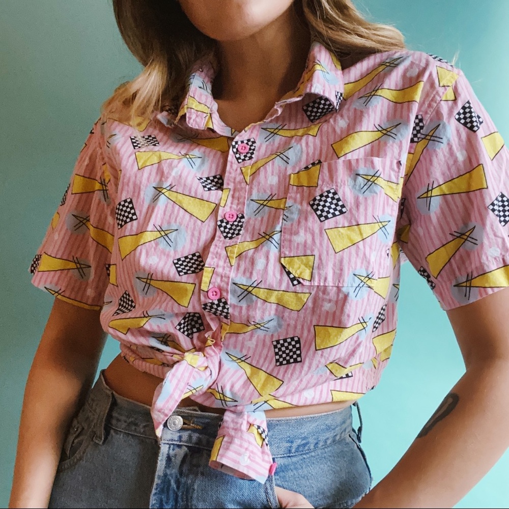 #80’s Pink Party Pattern - Picture 2 of 4